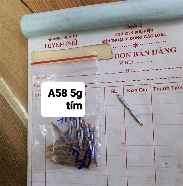 Nút nhựa âm lượng oppo A58 5g/A78 5g
