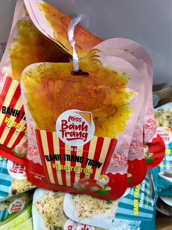 Bánh Tráng Trộn Vị Sate Tôm