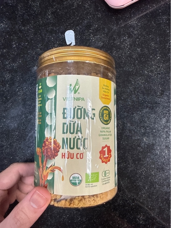 Đường dừa nước hữu cơ Vietnipa