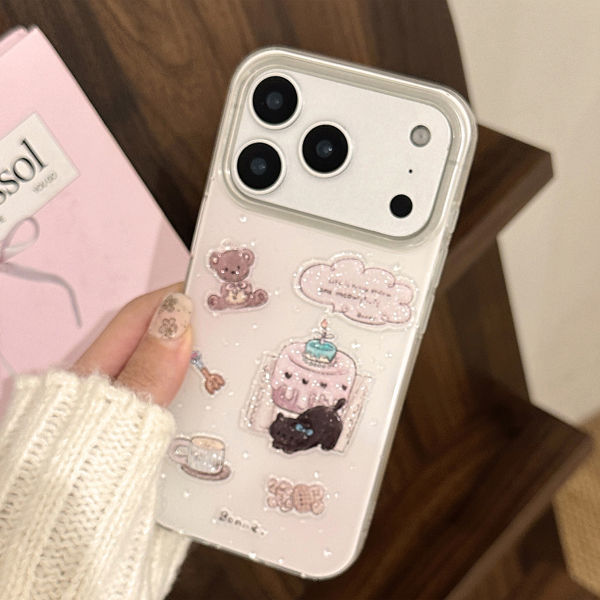 Case Trắng Gấu Và Bánh Kem - 12PROMAX