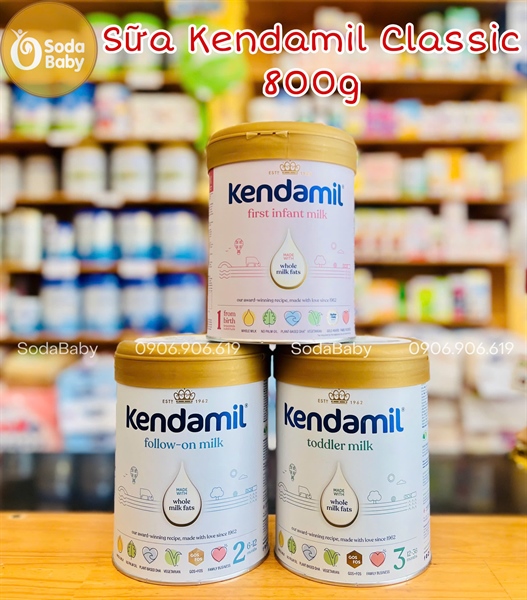 Sữa Kendamil Classic số 1 800g (0-6m)