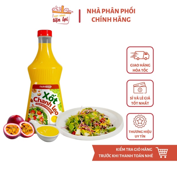 Xốt Chanh Leo Faricook Chai 1L