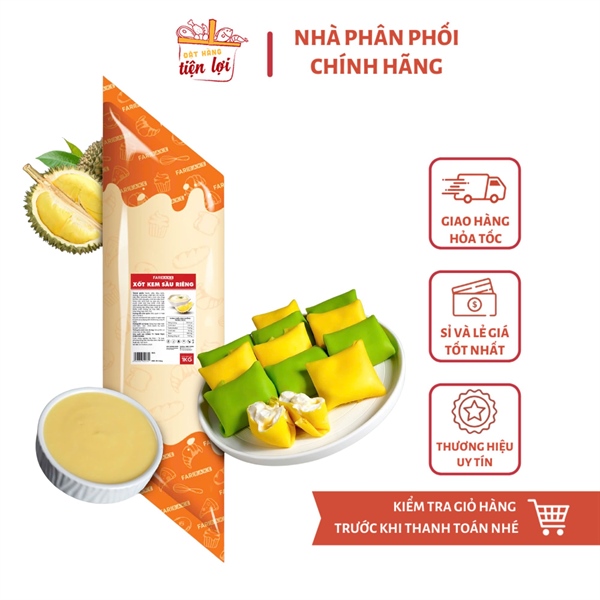 Xốt Kem Sầu Riêng FariBake Túi 1Kg