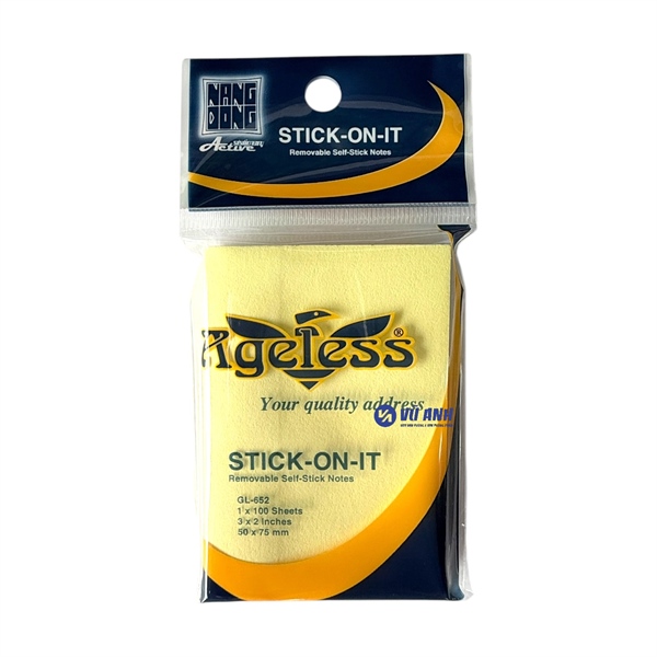 Giấy Note Vàng 3x2 inch Ageless