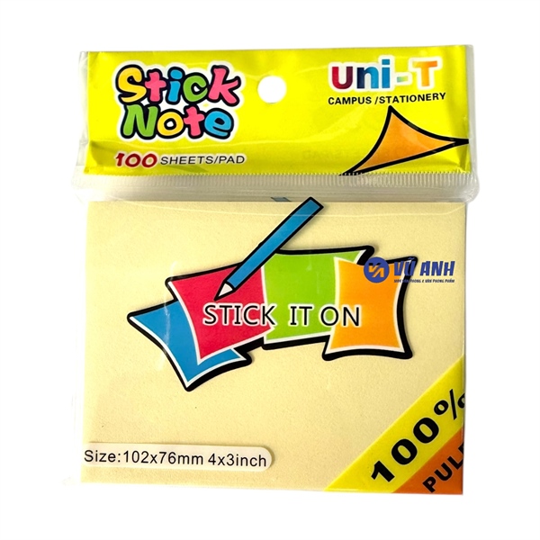 Giấy Note Vàng 3x4 inch
