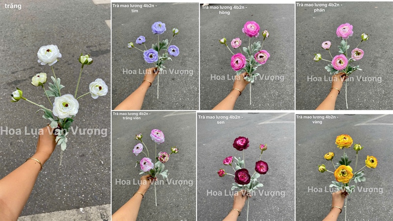 Trà mao lương 4b2n xịn - Hoa cành dài - Hoa Lụa Vân Vượng