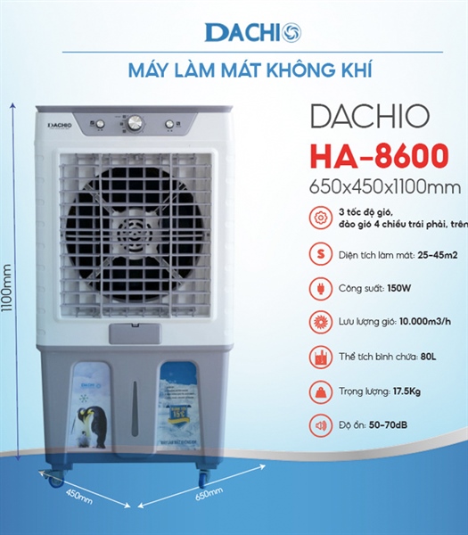Quạt điều hoà Dachi HA-8600