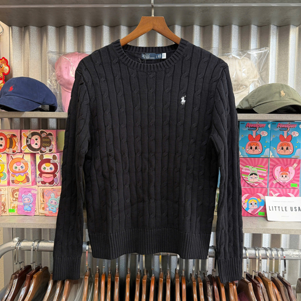 [Thanh lý] (Women) RALPH LAUREN KNIT SWEATER - BLACK (Lỗi Code)