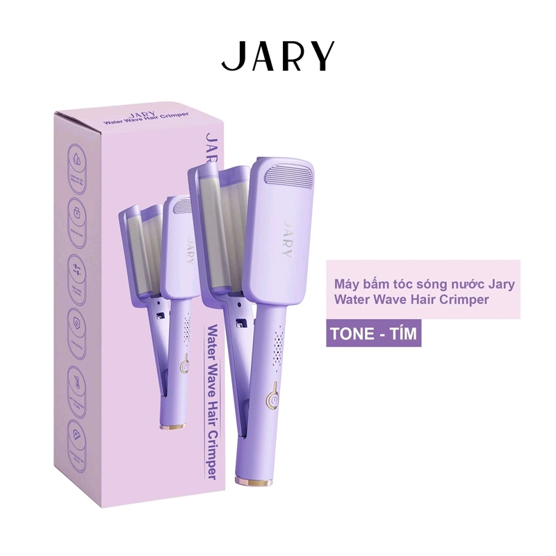 Máy bấm tóc sóng nước Jary Water Wave Hair Crimper (tím)