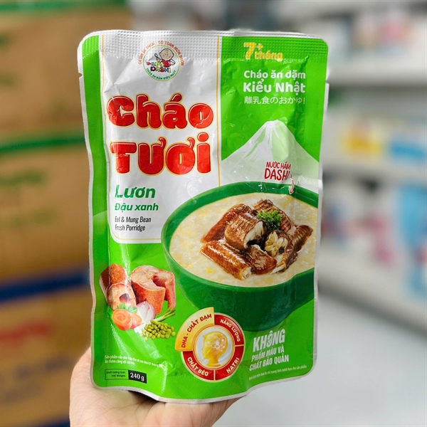 Cháo tươi Papa Dashi lươn đậu xanh 7M+