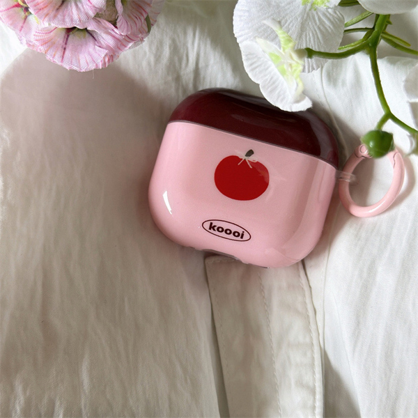 Case Airpod Hồng Táo Đỏ - PRO/PRO 2