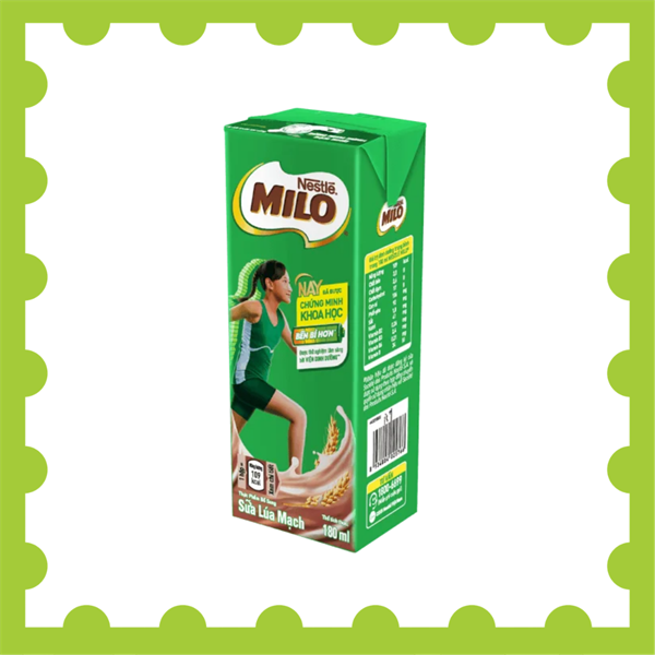 MILO Uống Liền Ít Đường 12(4x180ml)