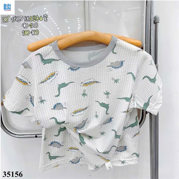 35156-Bộ Tencel TN khủng long caro