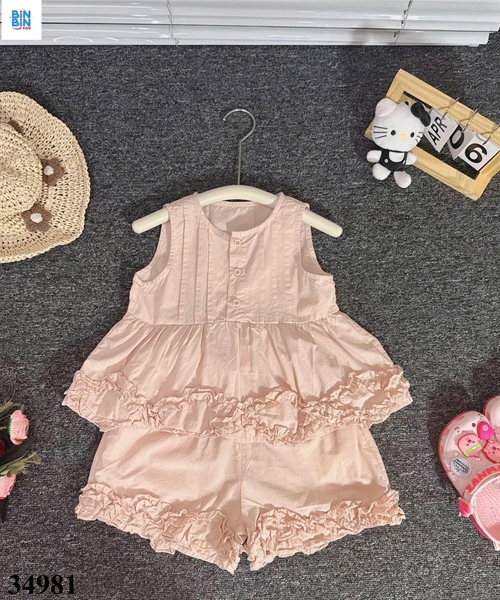 34981-Set bộ SN hồng tầng nhún lai