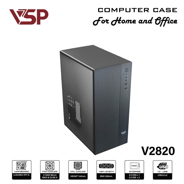 Vỏ Case VSP V2820 (M-ATX)