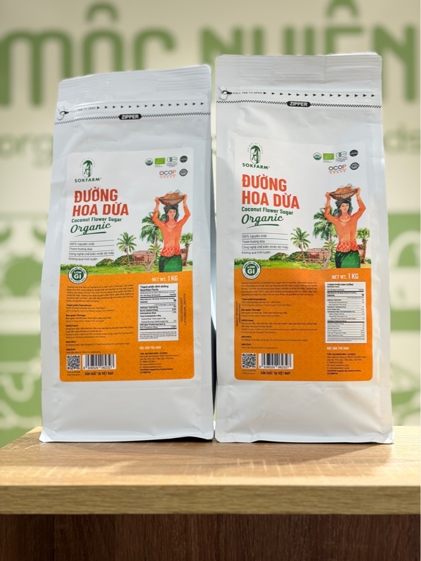 SokFarm Đường Hoa Dừa Hữu Cơ 1Kg