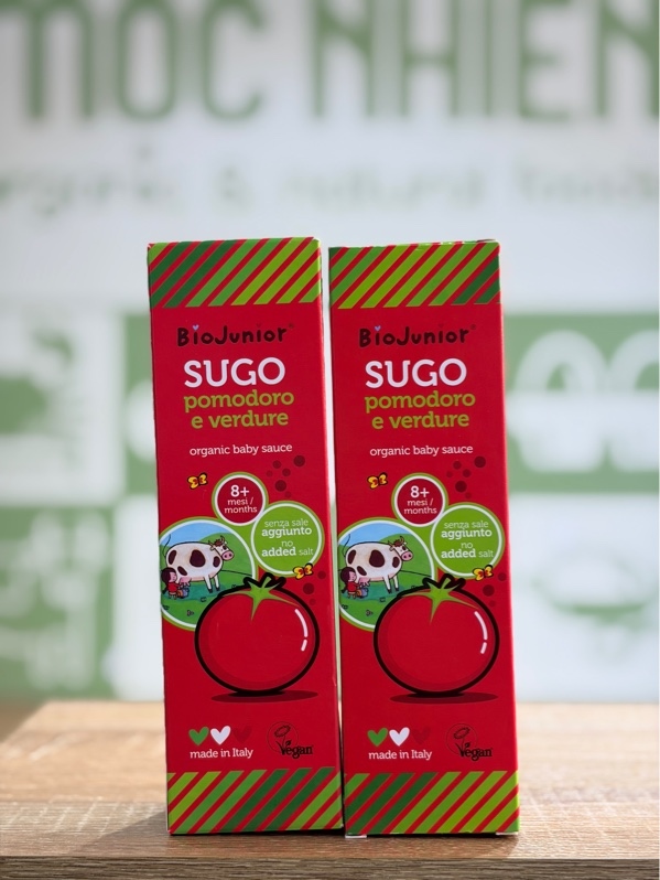 [PN] Bio Junior Sốt Cà Chua Hữu Cơ Cho Bé 150g (8M+)