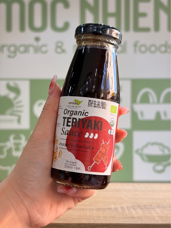 [OL] LumLum Sốt Teriyaki hữu cơ 200ml