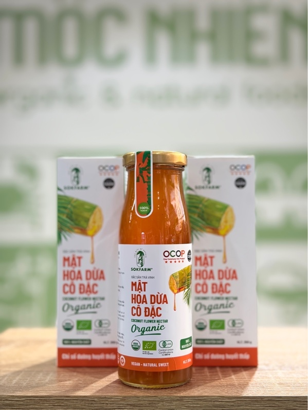 SokFarm Mật Hoa Dừa Cô Đặc Hữu Cơ 250g