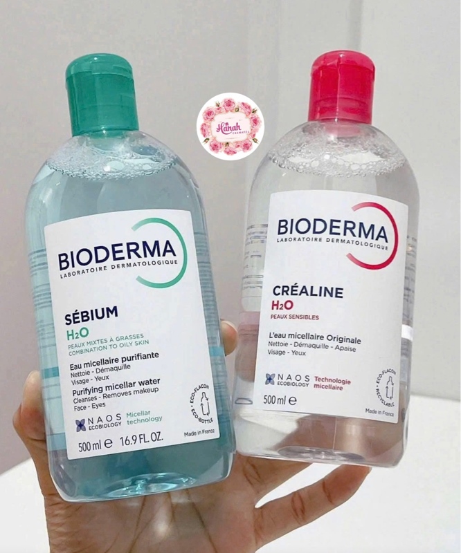 NƯỚC TẨY TRANG BIODERMA XANH NỘI ĐỊA PHÁP - 500ML ( MẪU MỚI )