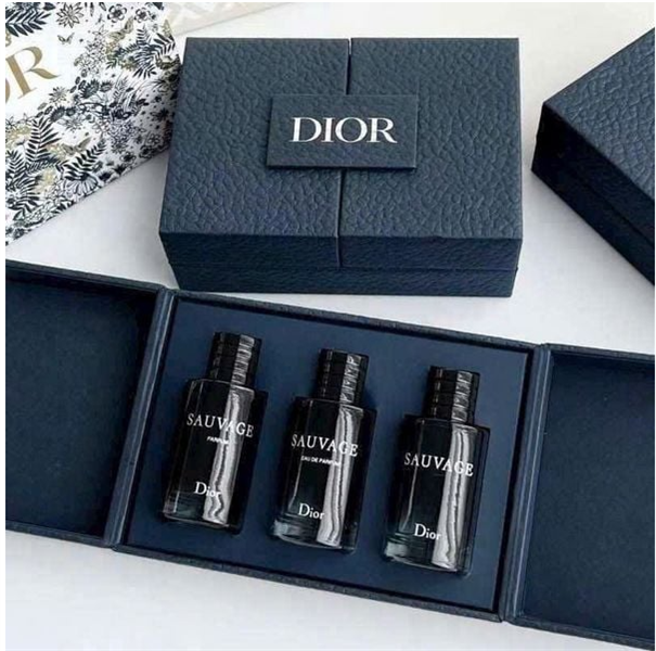 SET NƯỚC HOA MINI DIOR 5 CHAI THIẾT KẾ HỘP NHUNG SANG TRỌNG