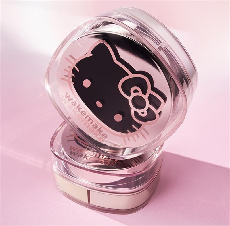 WAKEMAKE x HELLO KITTY Phấn Phủ Wakemake Stay Fixer Multi Color Powder