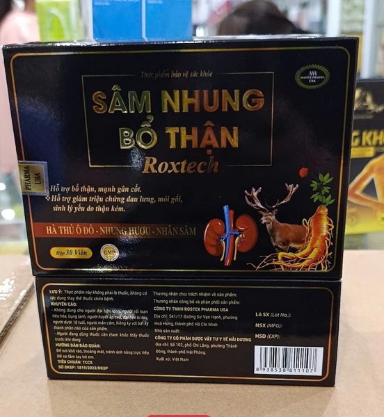 BỔ THẬN SÂM NHUNG ROXTECH 30V