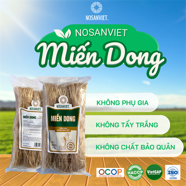 Miến dong Nosanviet 300g (mẫu mới)