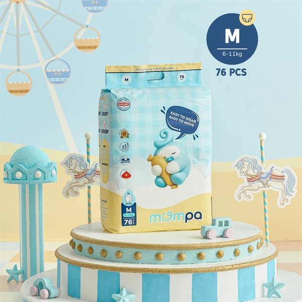 Tã Mompa quần M76 (6-11kg)