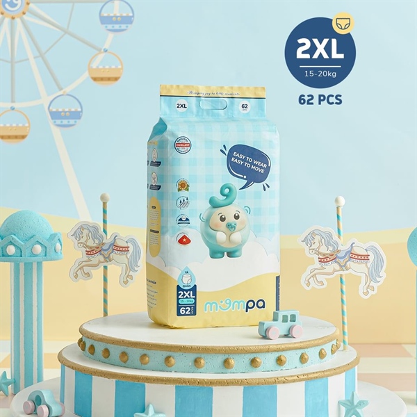 Tã Mompa quần 2XL62 (15-20kg)