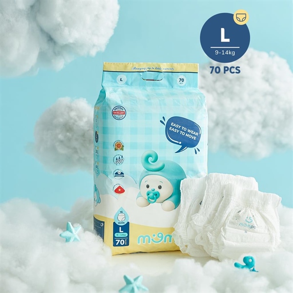 Tã Mompa quần L70 (9-14kg)