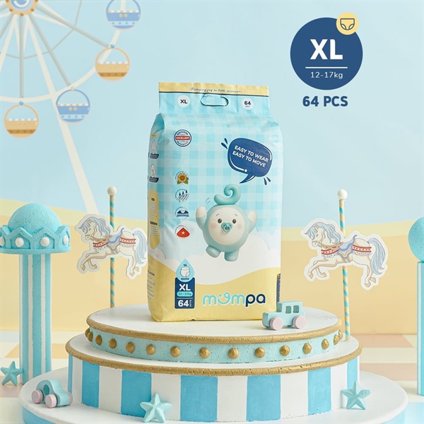 Tã Mompa quần XL64 (12-17kg)