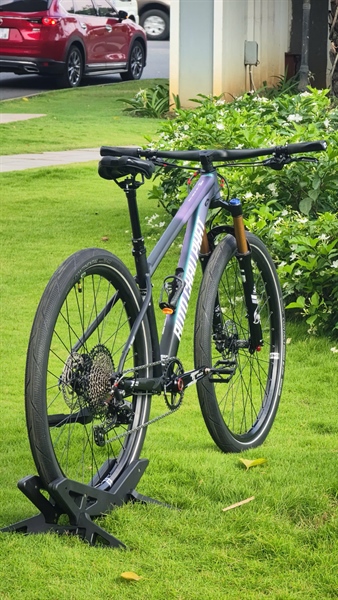 Xe Đạp MTB Zbike Custom Màu Nhám Xanh Đen - group mini M6100 + líp Shunshine 12s(KH8248131 Auto Châu Phát)