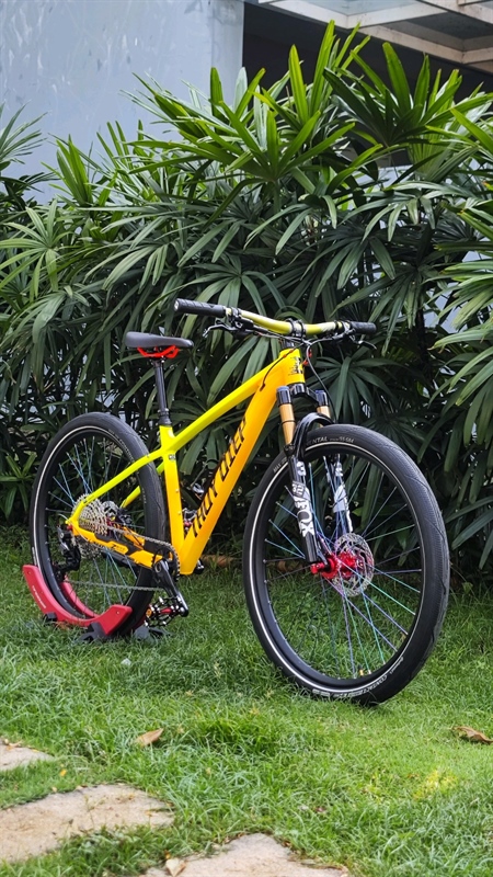 Xe Đạp MTB Zbike Custom Màu Vàng Xanh (THUY DIEP) - S