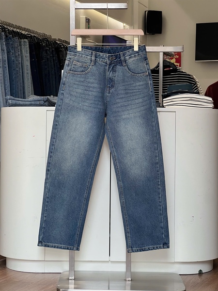 Quần Jean dài Suông (Baggy) xanh 1255