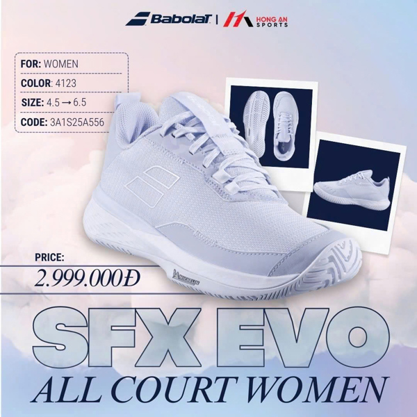 Giền Pickleball - GIÀY BABOLAT SFX EVO ALL COURT WOMEN