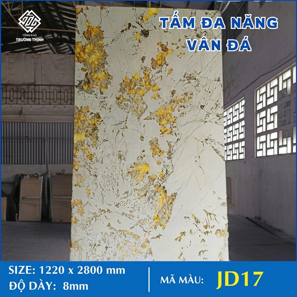 TẤM ĐA NĂNG - VÂN ĐÁ JD17 - 8MM - 2M8