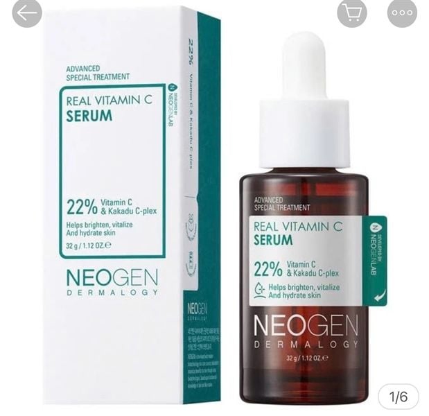 SERUM VITAMIN C NEOGEN XANH 32G - DƯỠNG TRẮNG, MỜ THÂM, PHỤC HỒI