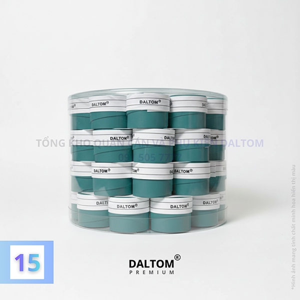 Quấn cán Daltom 2 lớp Màu Xanh Cổ Vịt | 120 x 25 x 0.07 mm | Dùng cho Cầu Lông, Tennis, Bóng Bàn, Pickleball, Câu Cá
