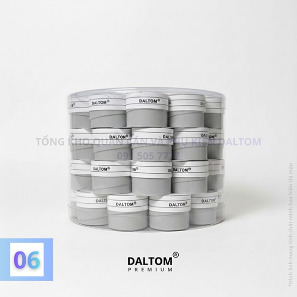 Quấn cán Daltom 2 lớp Màu Ghi Sáng | 120 x 25 x 0.07 mm | Dùng cho Cầu Lông, Tennis, Bóng Bàn, Pickleball, Câu Cá