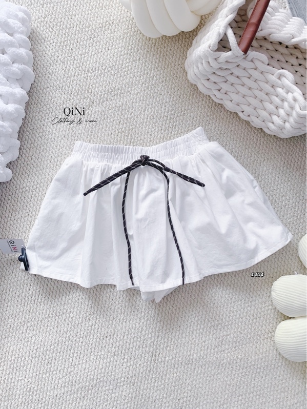 CHÂN VÁY CHUN THẮT NƠ