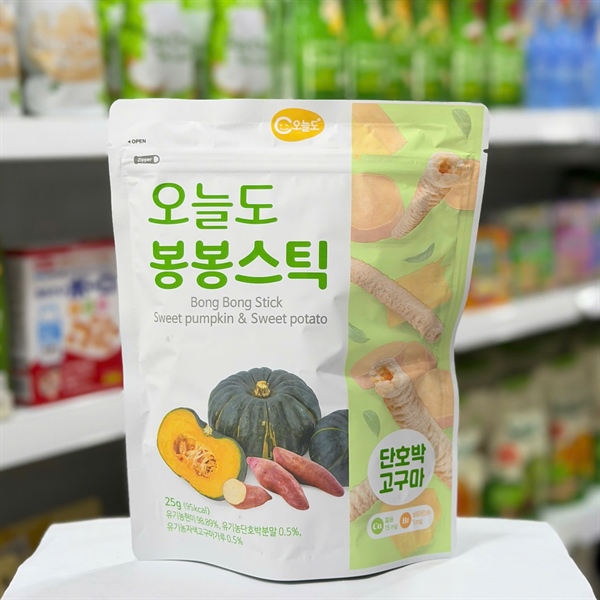 Bánh gạo lứt hữu cơ Bong Bong stick bi đỏ 6M+ 25g