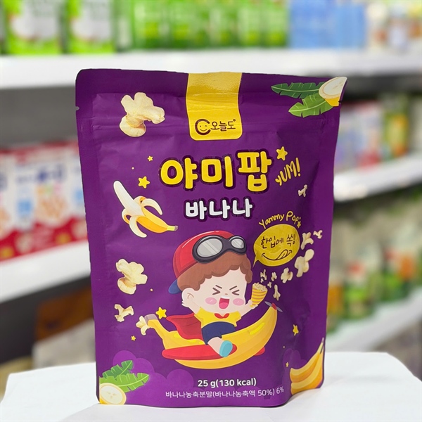 Bánh gạo Yammy Pop chuối 6M+ 25g