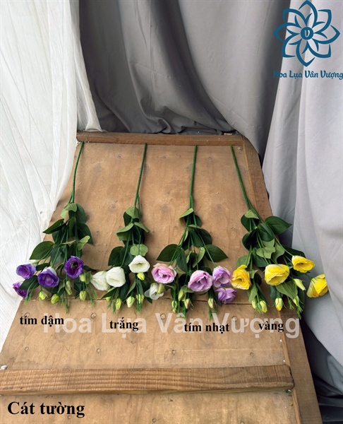 Cát tường - Hoa cành dài - Hoa Lụa Vân Vượng