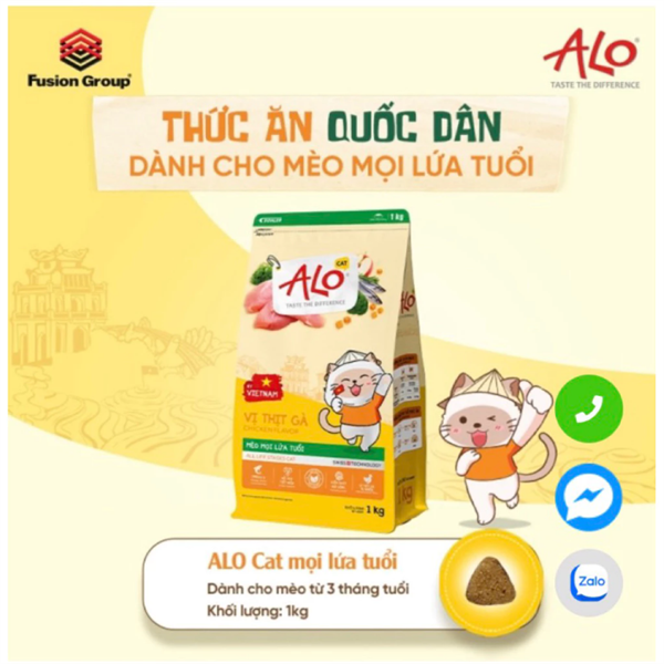 Hạt Alo cho mèo mọi lứa tuổi