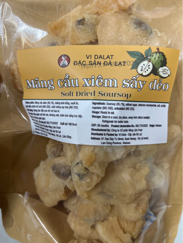 Mãng cầu sấy dẻo 500g