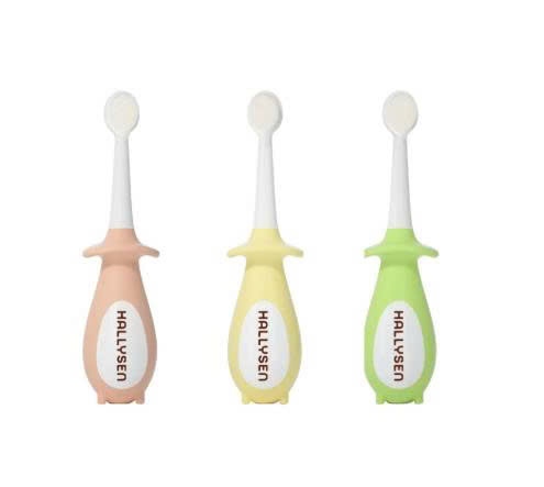 Bàn chải lông tơ Hallysen vàng (6M+)