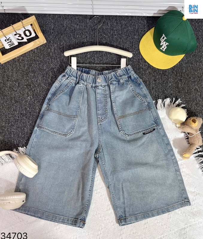 34703- Quần Jean xanh ngố MingDa