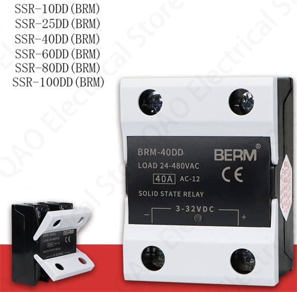 Rơ le bán dẫn / SSR DD ( In DC => Out DC ) BERM-1P: BERM-1 DD220D10 (BRM-10DD) / BERM-1 DD220D25 (BRM-25DD) / BERM-1 DD220D40 (BRM-40DD)