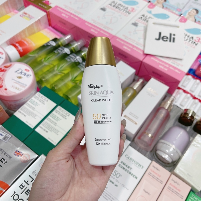 (t) Kem Chống Nắng Skin Aqua UV Super Moisture Gel SPF50+ PA++++